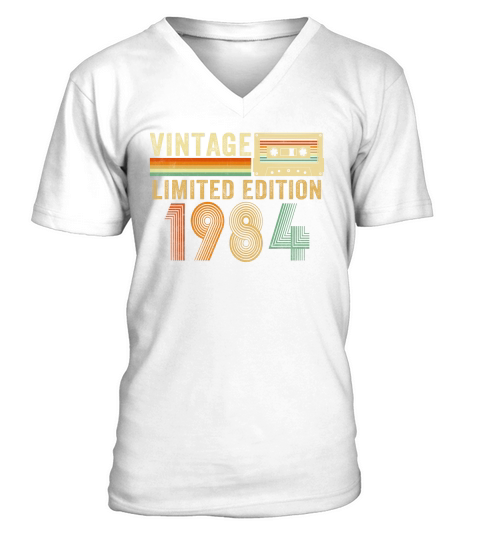 Vintage Limited Edition 1984 V-Neck T-shirt