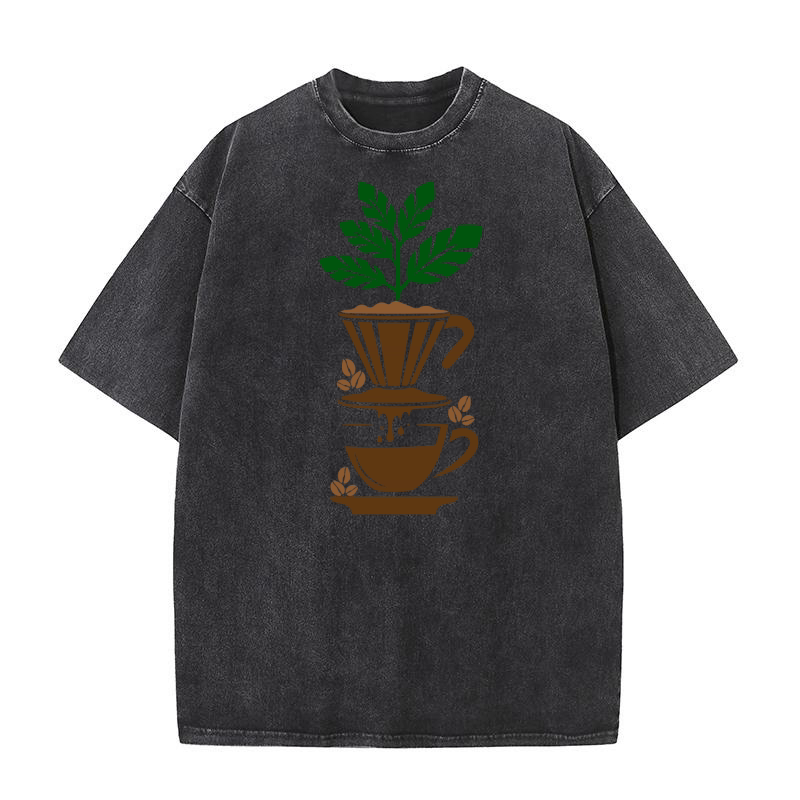 Coffee Plant Washed T-Shirt