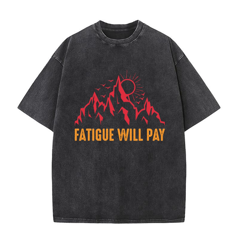Excellent Fatigue Will pay Washed T-Shirt