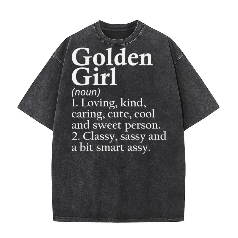 GOLDEN GIRL 1 Washed T-Shirt