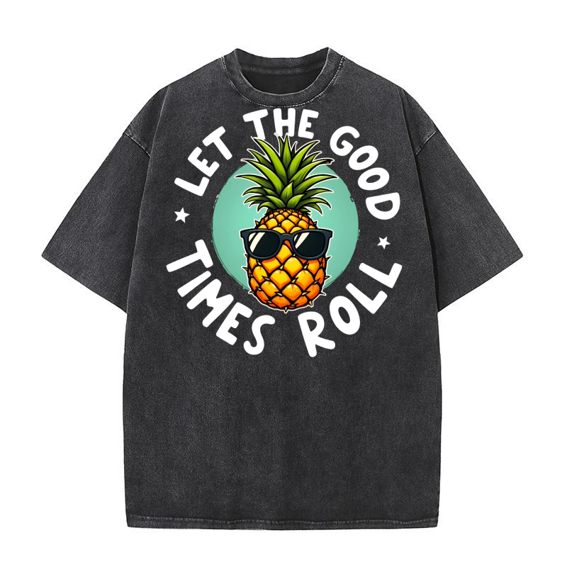 Let The Good Time Roll Washed T-Shirt