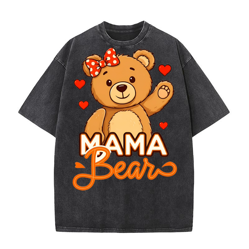 Mama Bear Washed T-Shirt