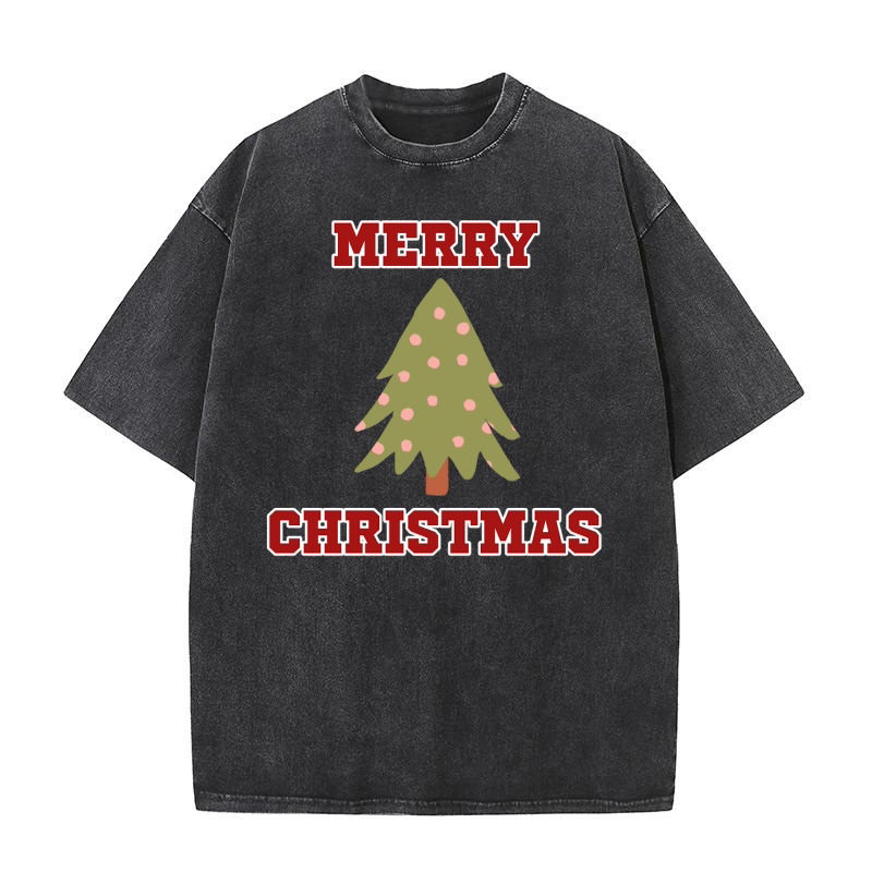 Merry Christmas 42 35 Washed T-Shirt