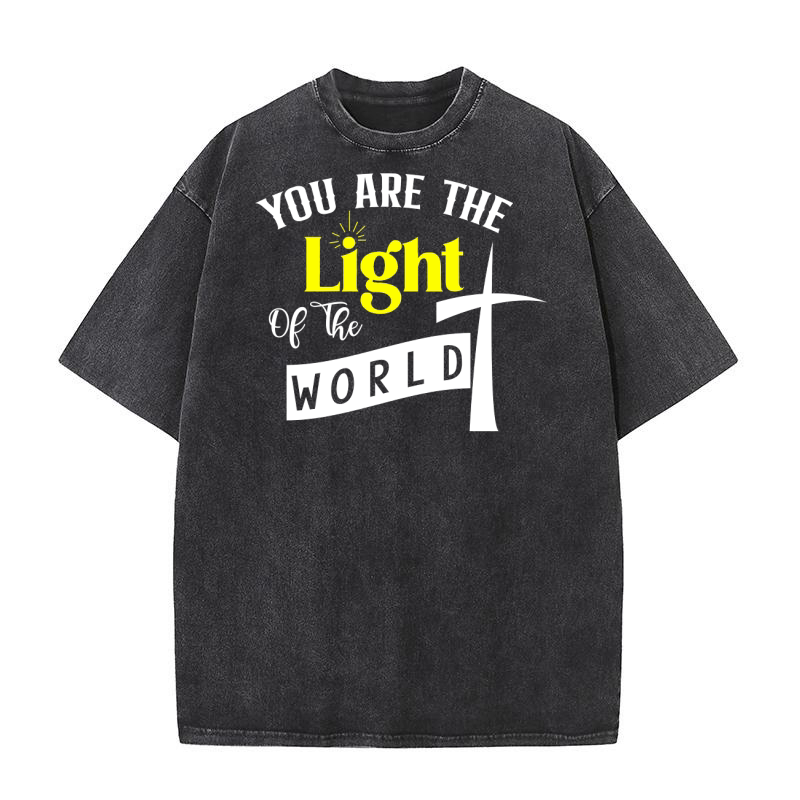 You Are The Light Of The World Washed T-Shirt