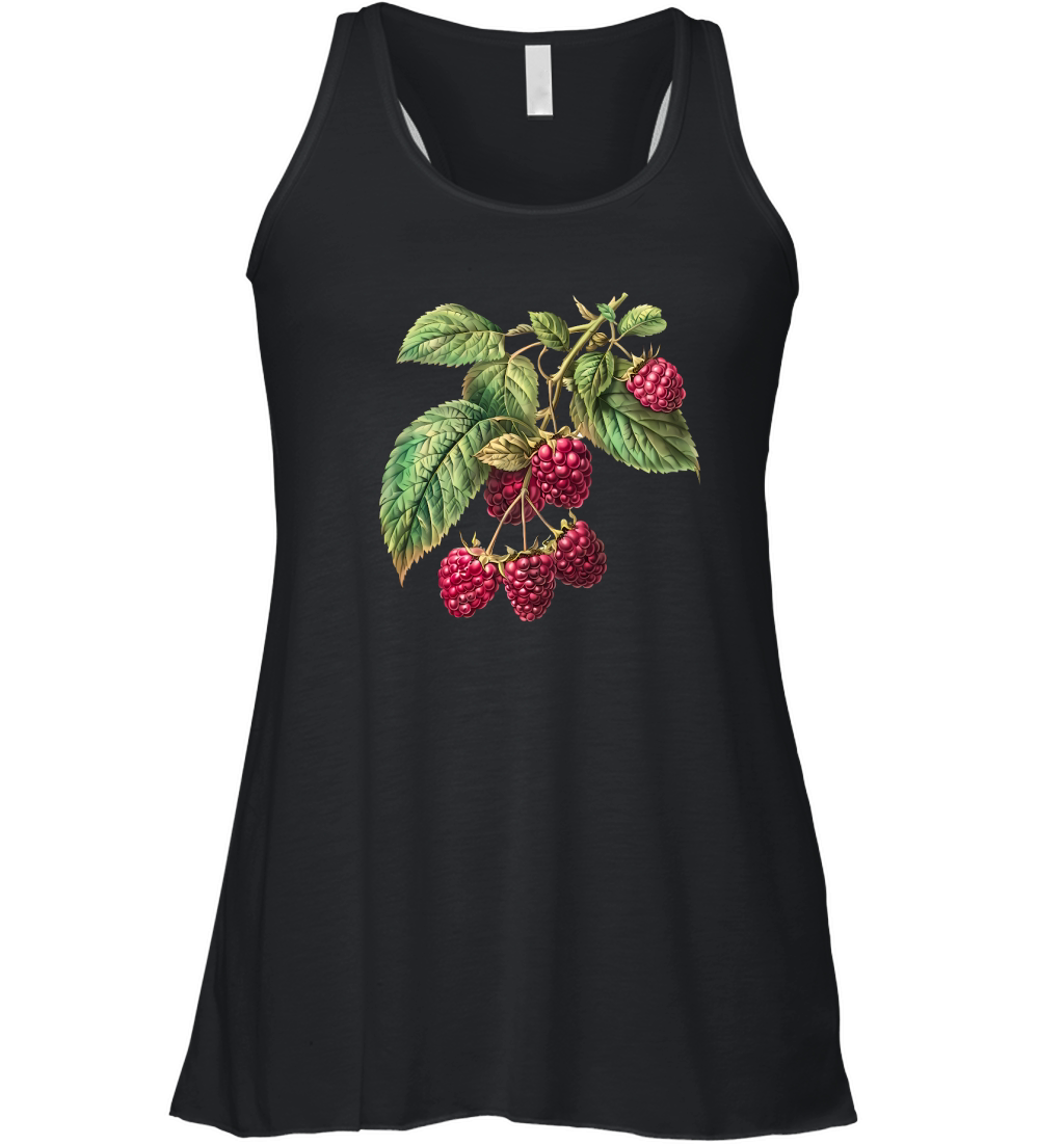 Blueberries Vintage Fruit Women's Flowy Tank Top