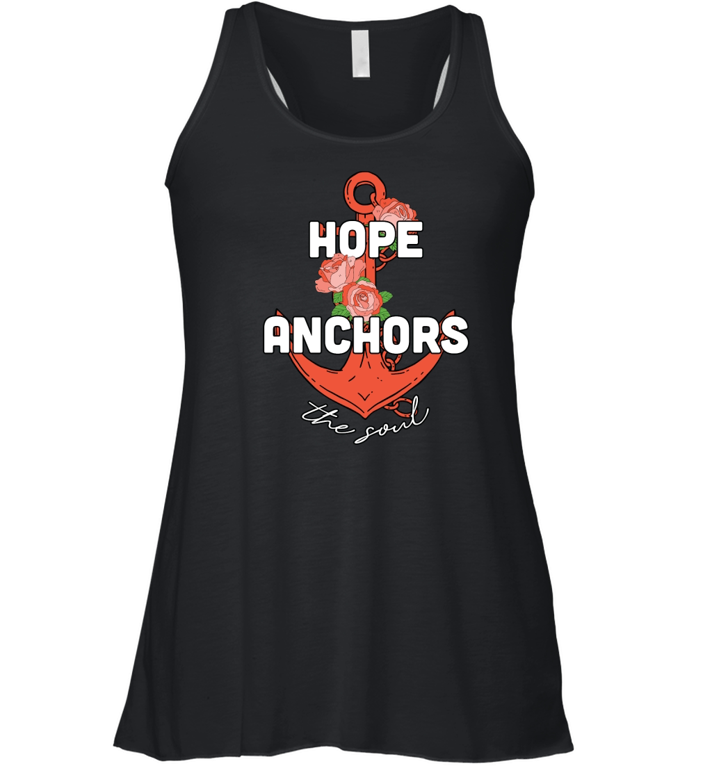 Hope Anchors the Soul Flora Women's Flowy Tank Top