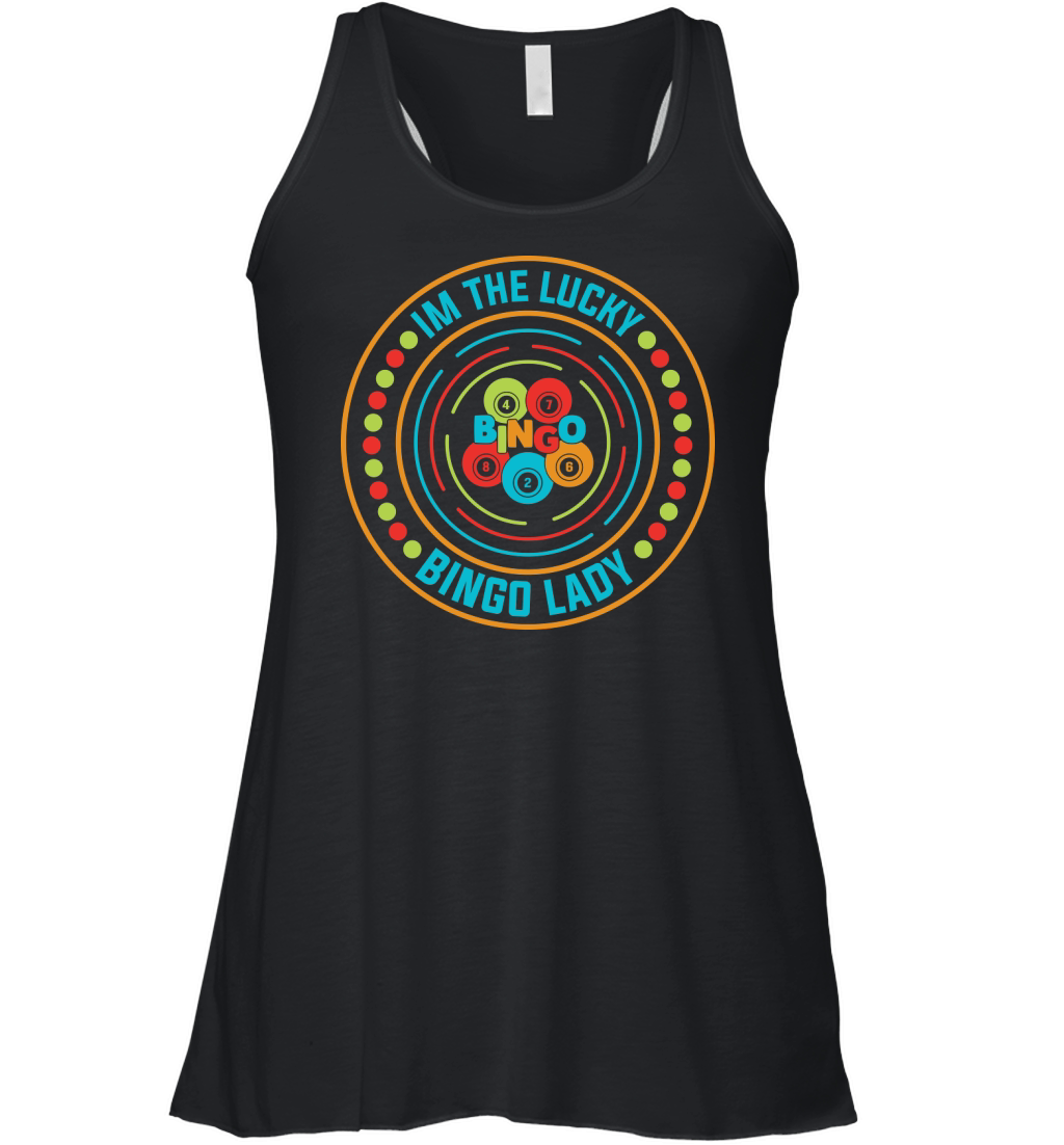Im The Lucky Bingo Lady 05 Women's Flowy Tank Top