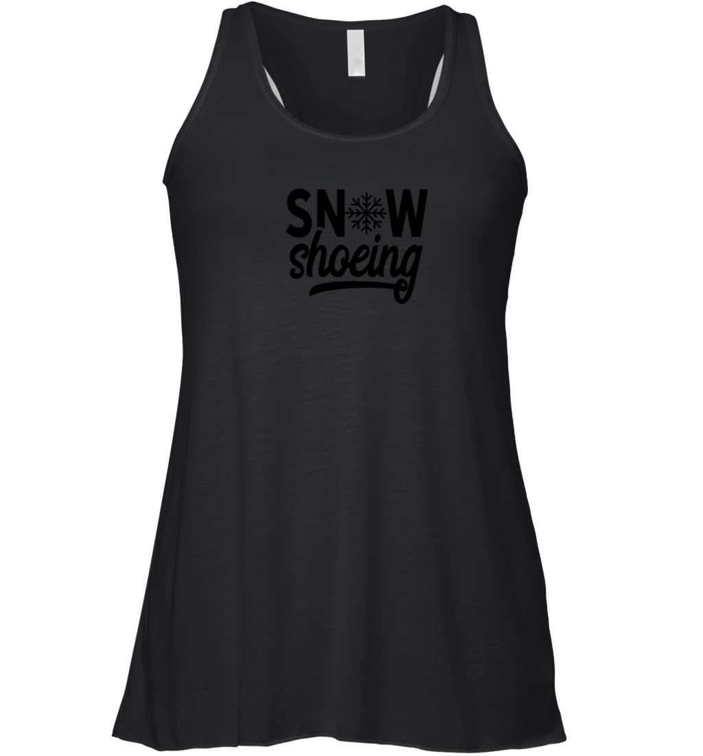 Snowshoes Snowshoeing Snowshoe Tour Hiking Women's Flowy Tank Top