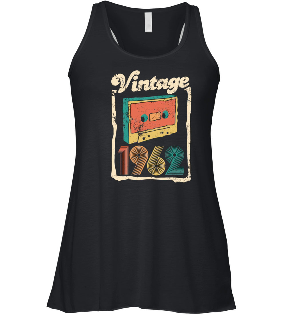 Vintage 1962 - 60 years old - 60th birthday gift Women's Flowy Tank Top