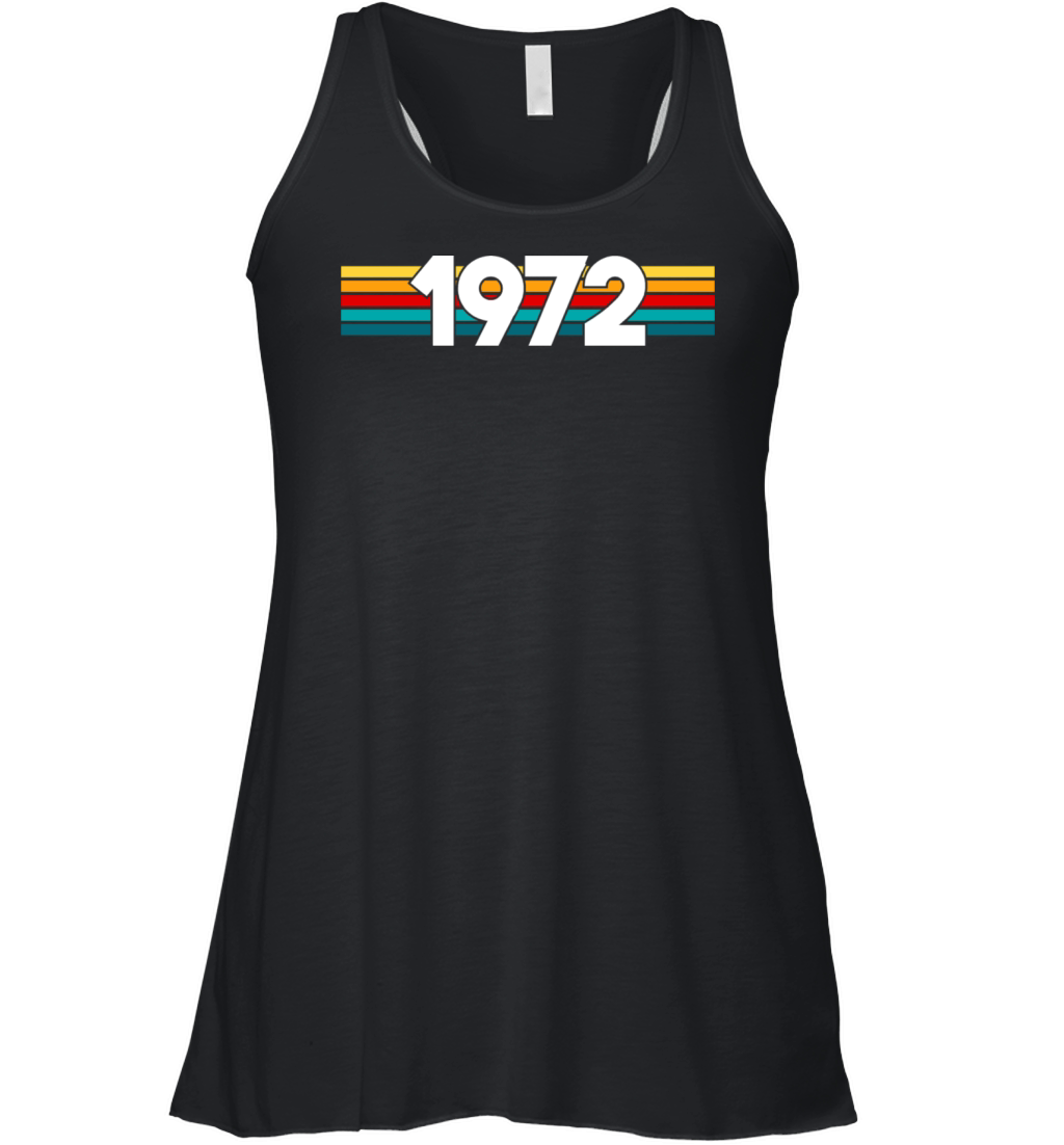 Vintage 1972 - 50 years old - 50th birthday gift Women's Flowy Tank Top