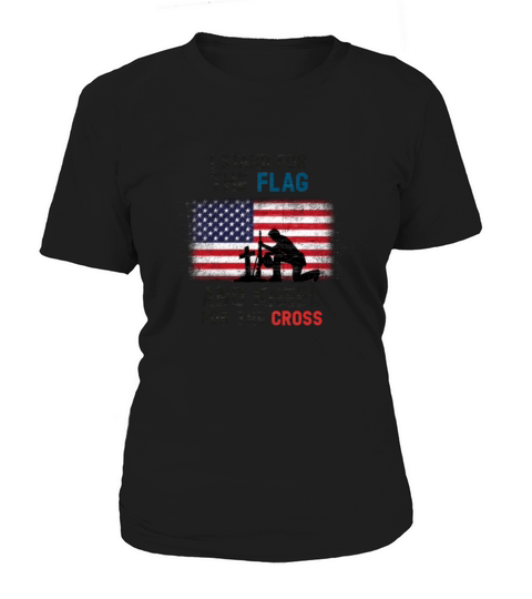 I Stand for the Flag I Kneel for the Cross Women's T-Shirt