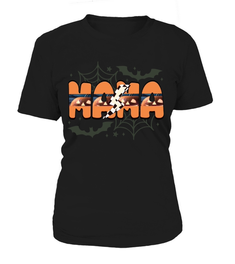 Spooky Mama Halloween Leopard Grunge Women's T-Shirt