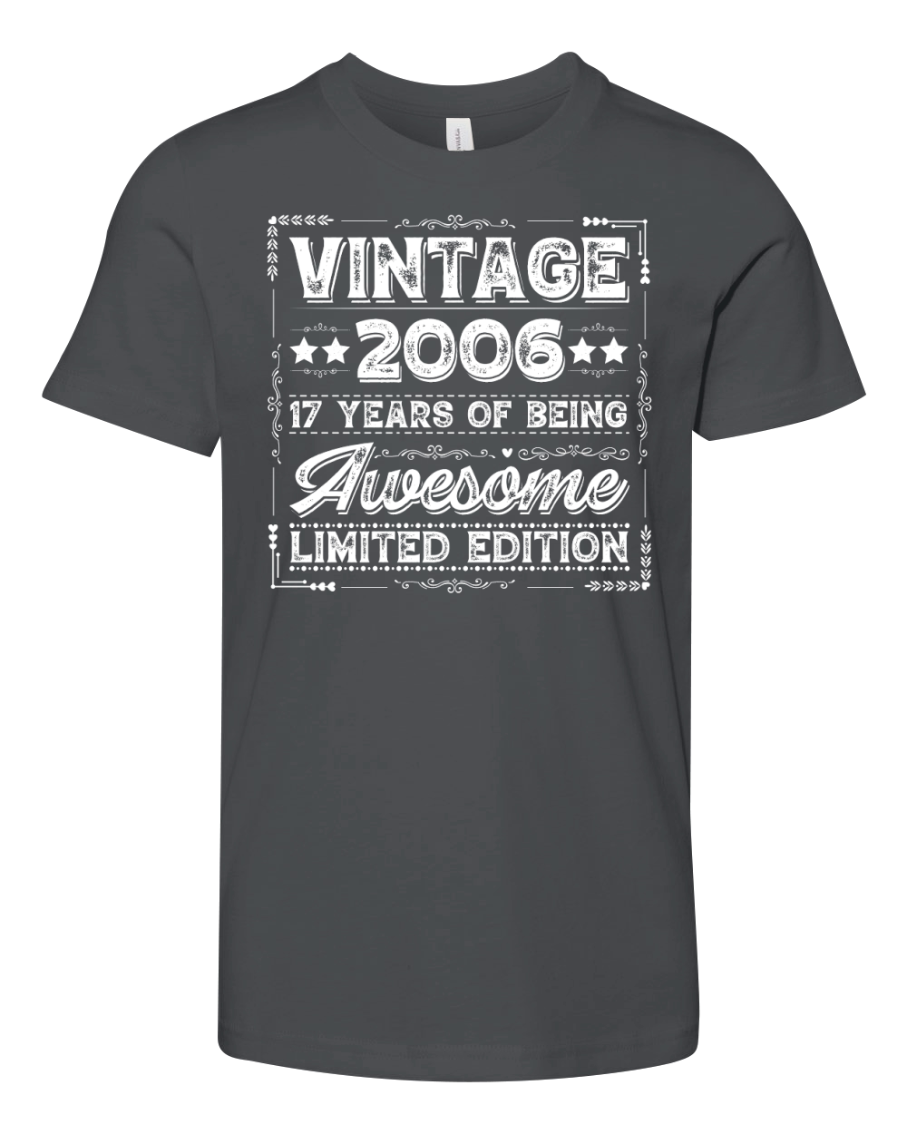 Vintage 2006 Being Awesome Limited Edition Birthday (2) Youth Unisex Jersey Tee