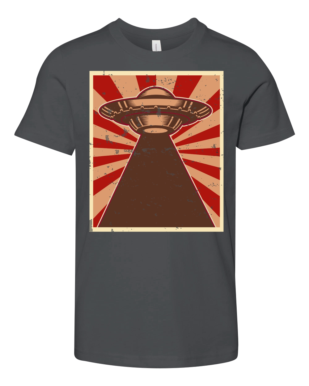 Vintage UFO Alien 30 Youth Unisex Jersey Tee