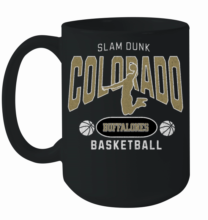 Colorado Buffaloes Slam Dunk Basketball Ceramic Mug