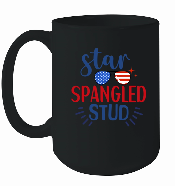 Star spangled stud Ceramic Mug