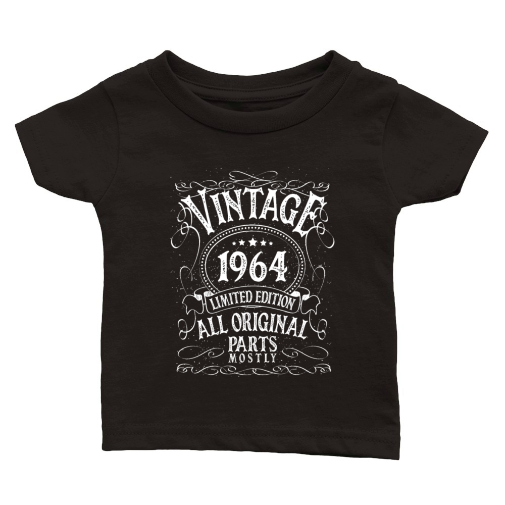 1964 Birthday Vintage Classic Baby Crewneck T-shirt