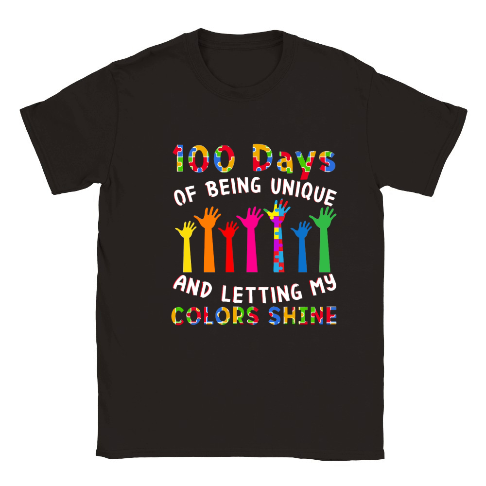 100 days of being unique and letting my colors shine Classic Kids Crewneck T-shirt