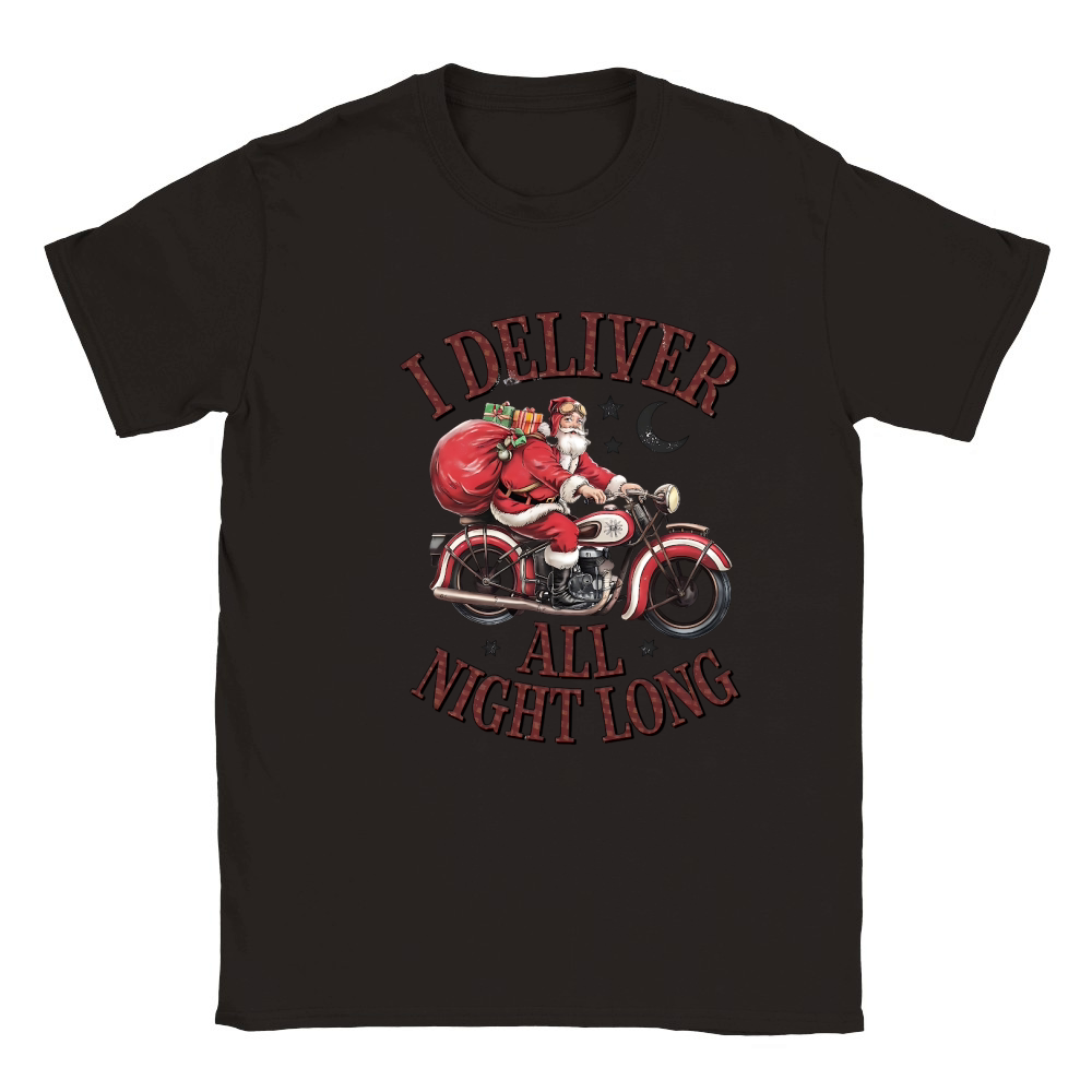 I deliver all night long 02 Classic Kids Crewneck T-shirt
