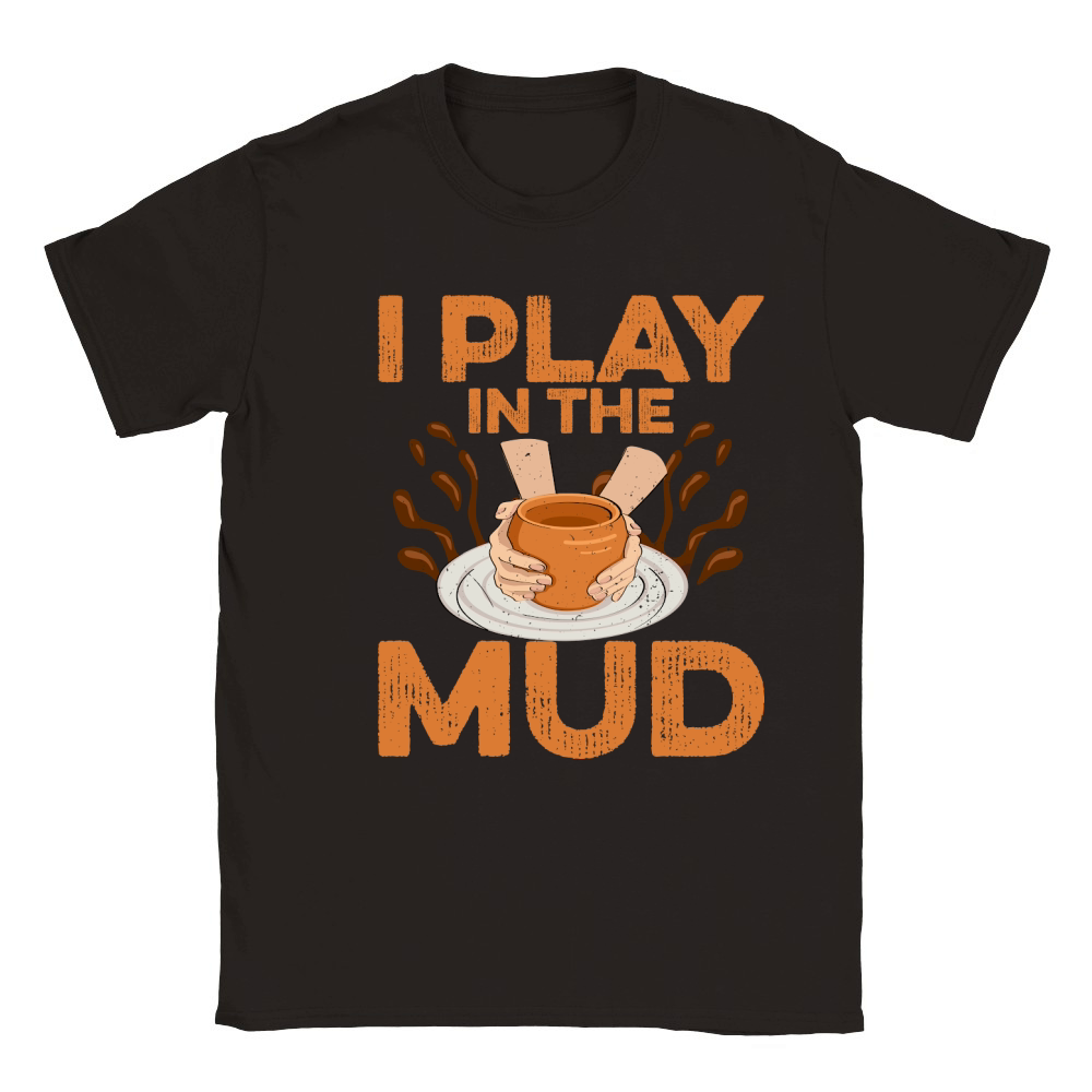 I Play In The Mud Classic Kids Crewneck T-shirt