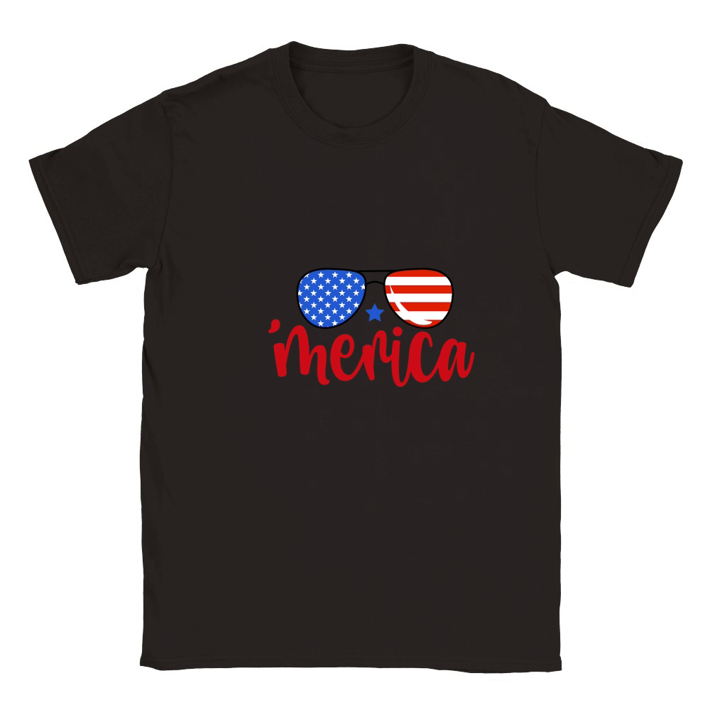 Merica Classic Kids Crewneck T-shirt