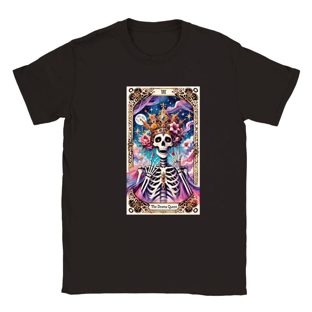 The Drama Queen Tarot Card 6 Classic Kids Crewneck T-shirt