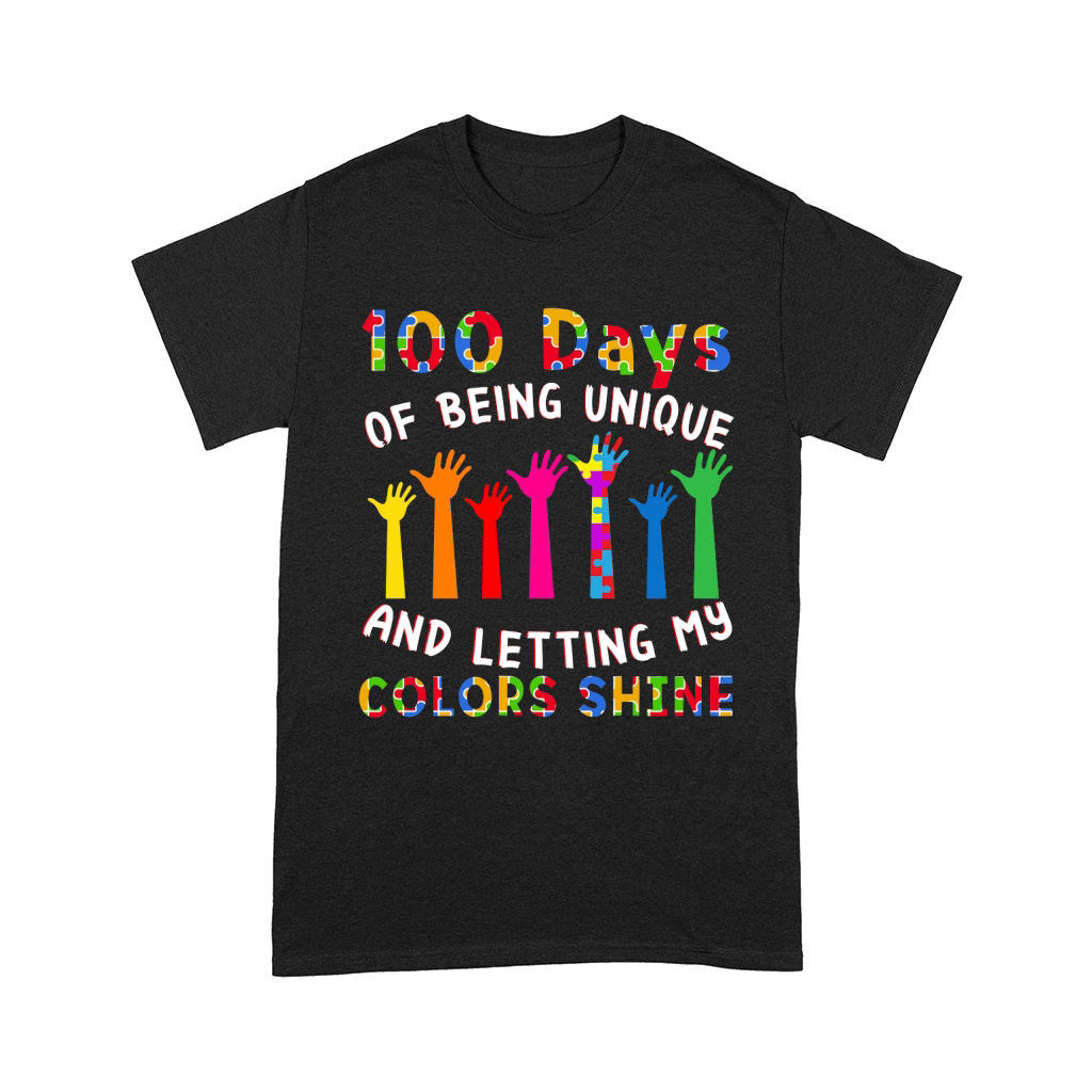 100 days of being unique and letting my colors shine Comfort T-shirt