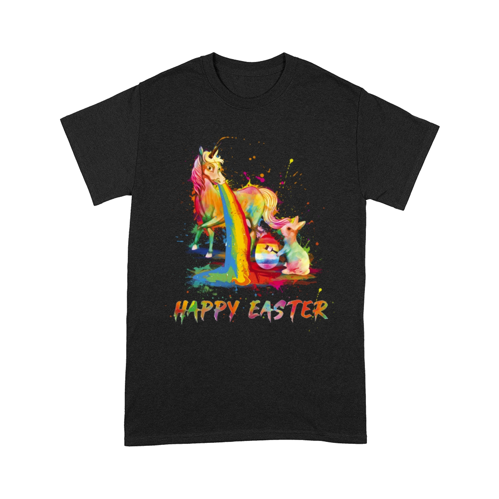 Happy Easter Unicorn Bunny Easter Day Comfort T-shirt