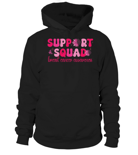 Support squad breast cancer awareness Hoodie Unisex