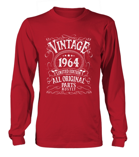 1964 Birthday Vintage Long sleeved Unisex