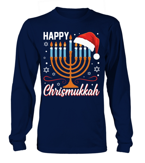 HAPPY CHRISMUKKAH 1.01 Long sleeved Unisex