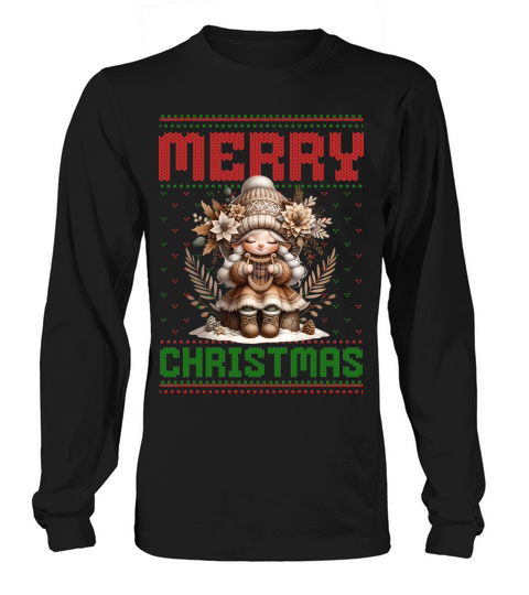 Merry christmas 59 36 Long sleeved Unisex