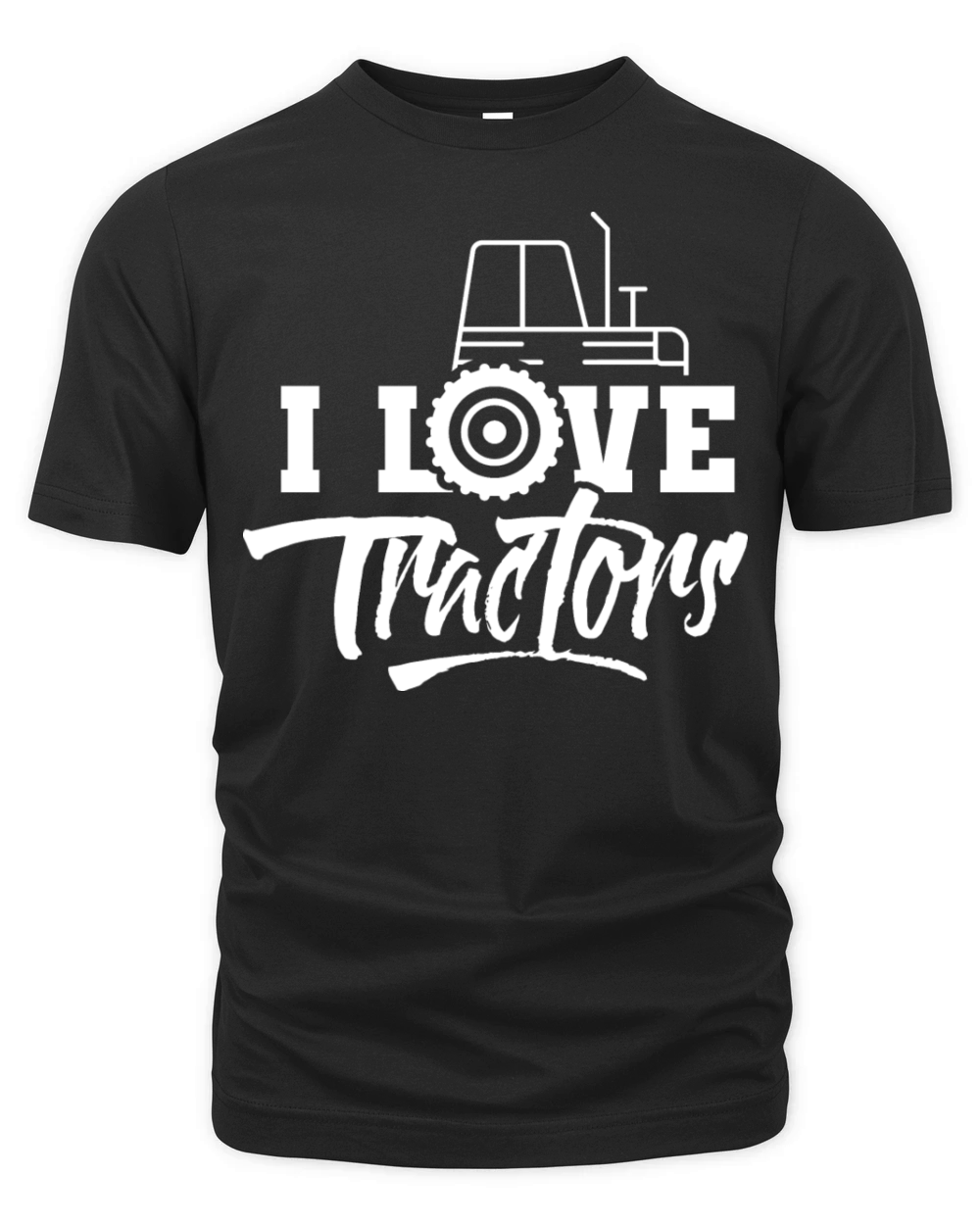 I Love Tractors Farmer Driver Tractor Farming Organic Unisex T-shirt