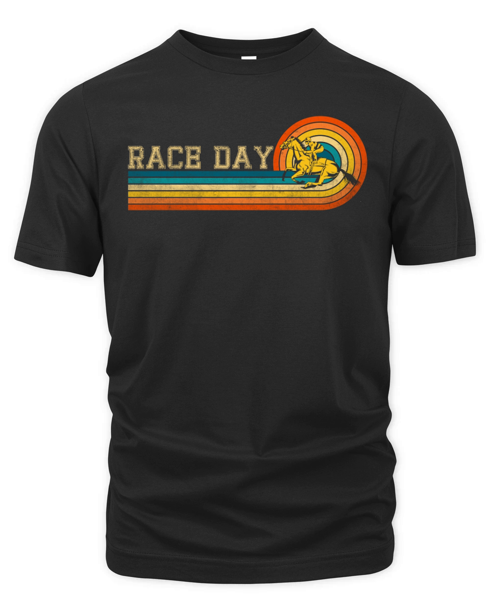 RACE DAY HORSE RACING DESIGN Organic Unisex T-shirt