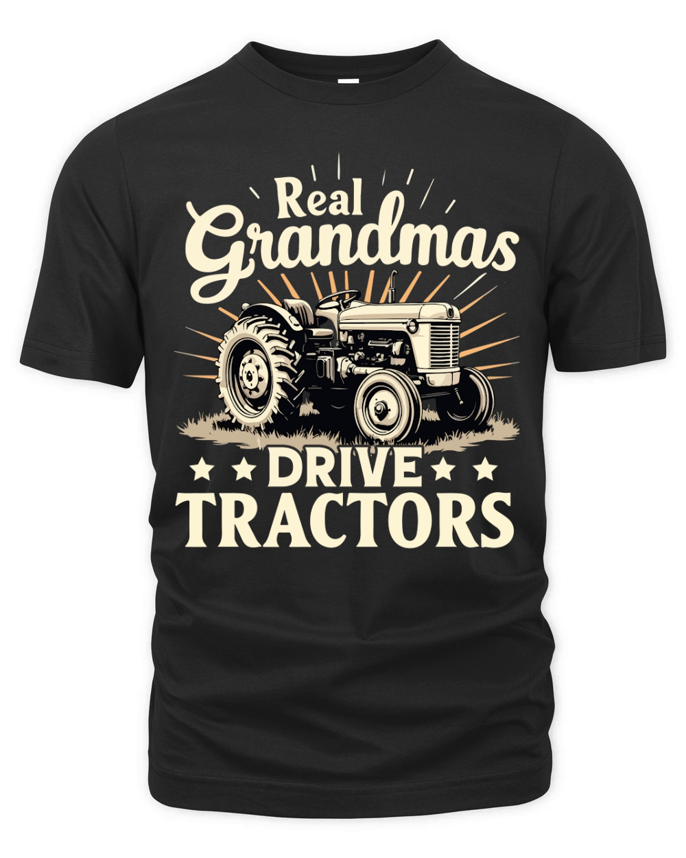 Real grandmas drive tractors Organic Unisex T-shirt