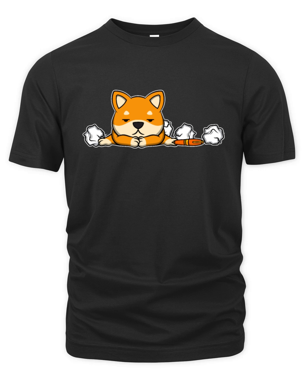 Shiba Inu Dog Lover Office Humor Organic Unisex T-shirt