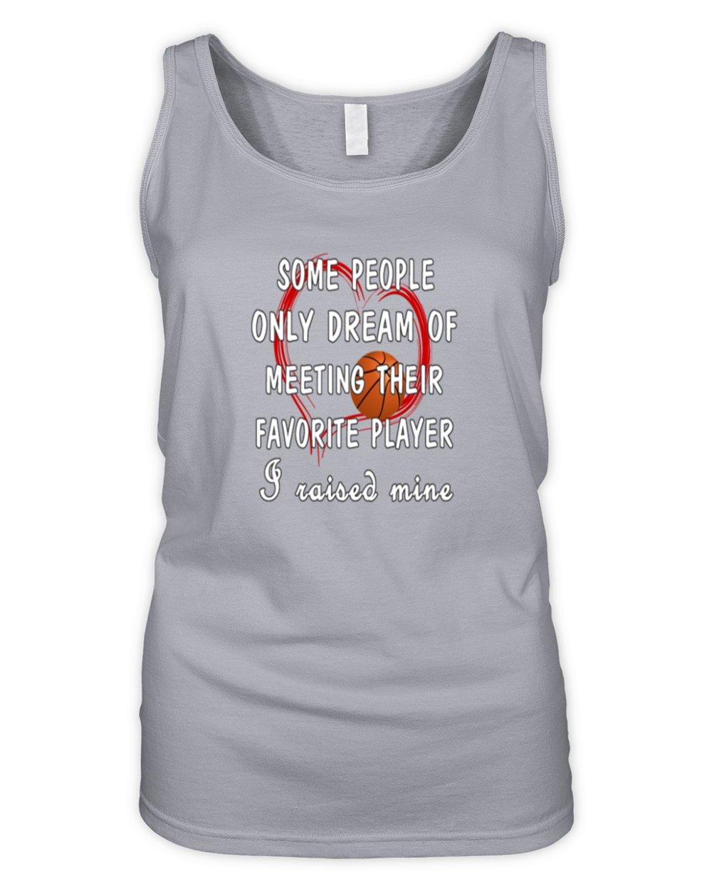 Basketball Mom Favorite Player Organic Women's Tank Top
