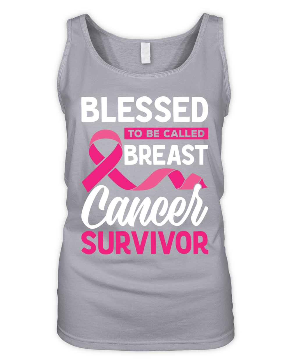 Blessed to be called a Breast cancer survivor 3 Organic Women's Tank Top