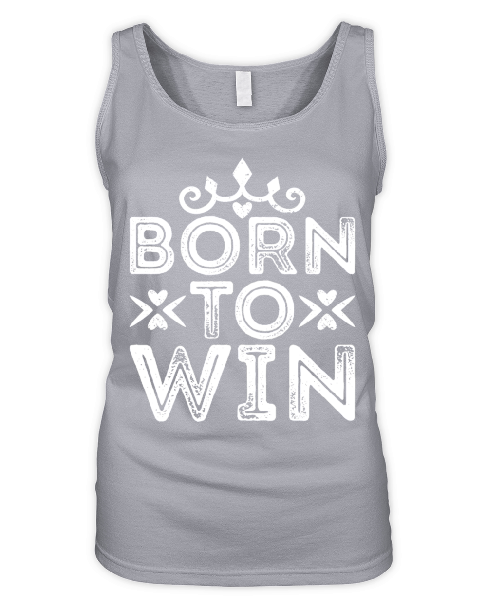 Born To Win - passionate funny Birtday Design Organic Women's Tank Top