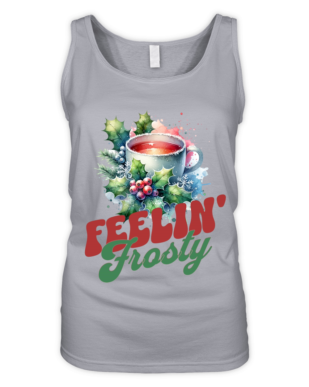 Feelin Frosty Christmas 2 Organic Women's Tank Top