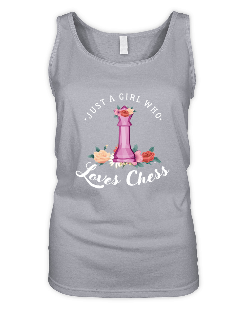 Girl Who Loves Chess Organic Women's Tank Top