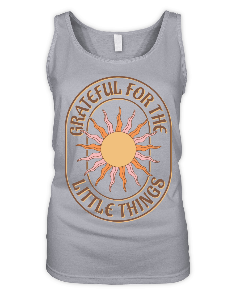Grateful For The Little Things Organic Women's Tank Top