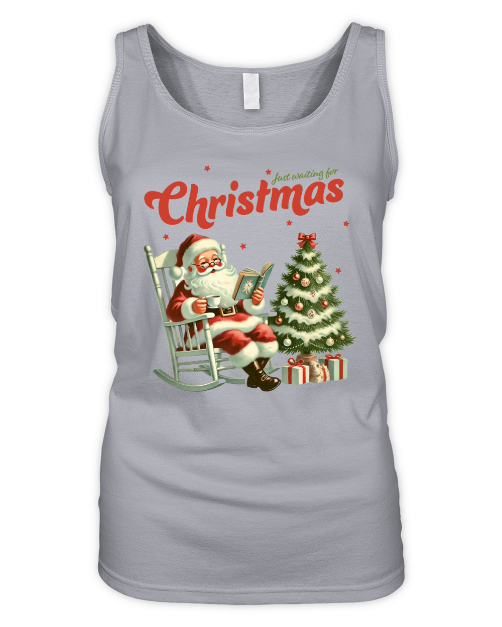 Just waiting for Christmas Organic Women's Tank Top