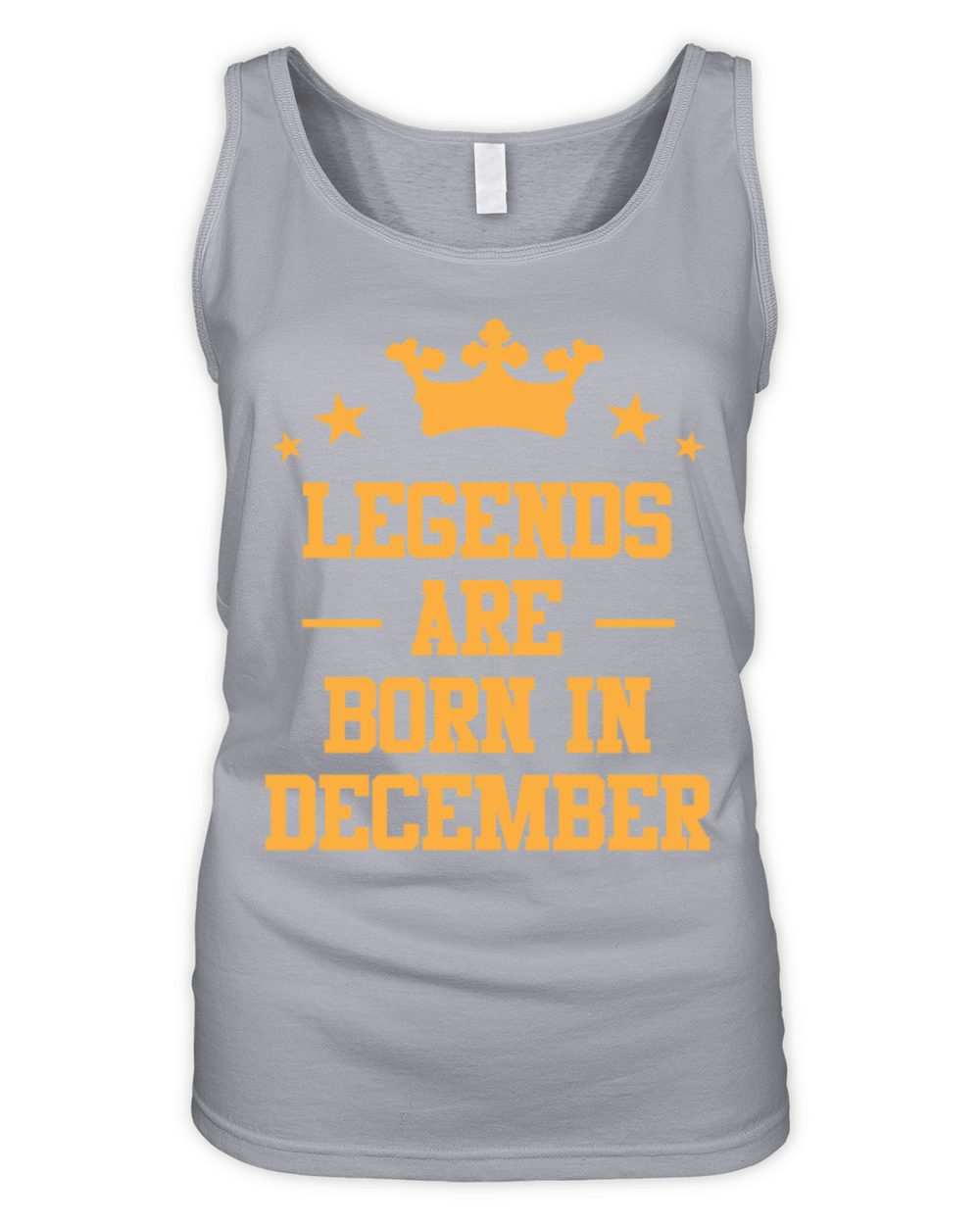 Legends Are Born In December Organic Women's Tank Top