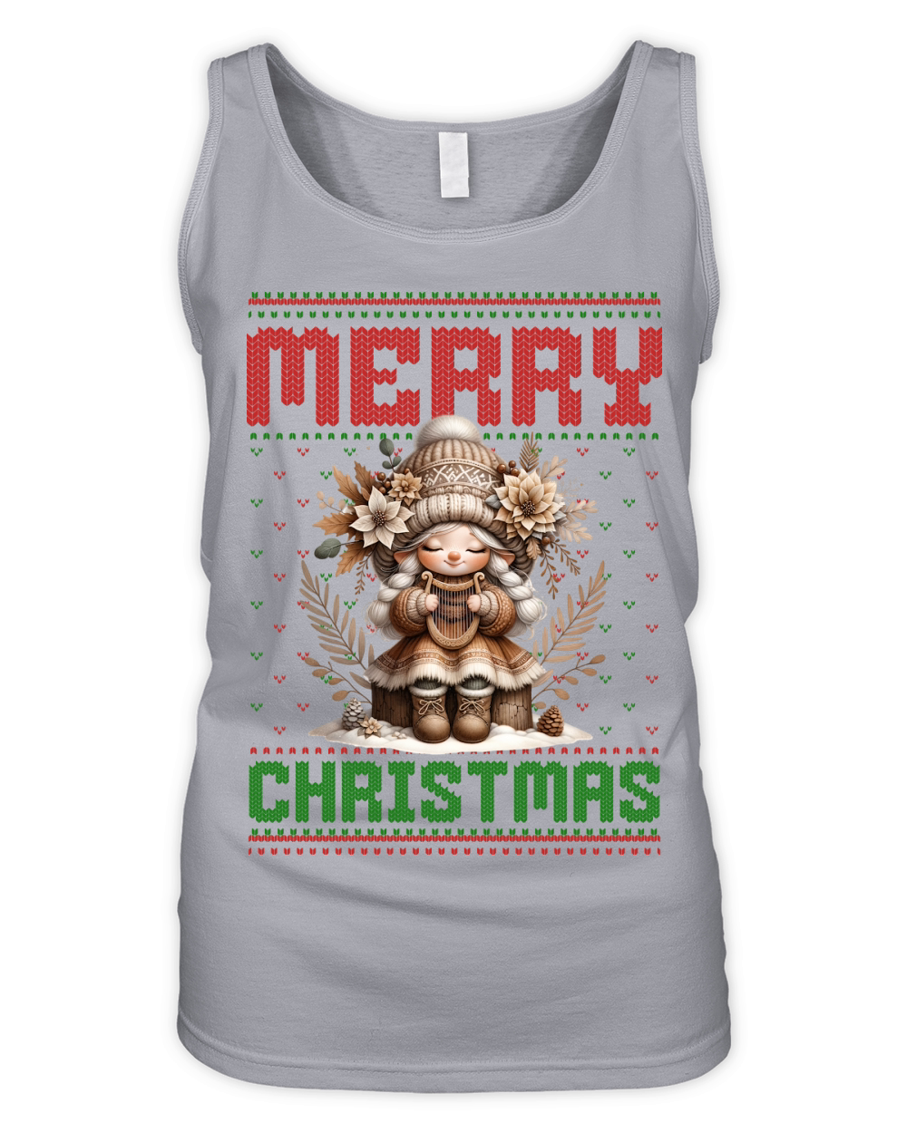 Merry christmas 59 36 Organic Women's Tank Top