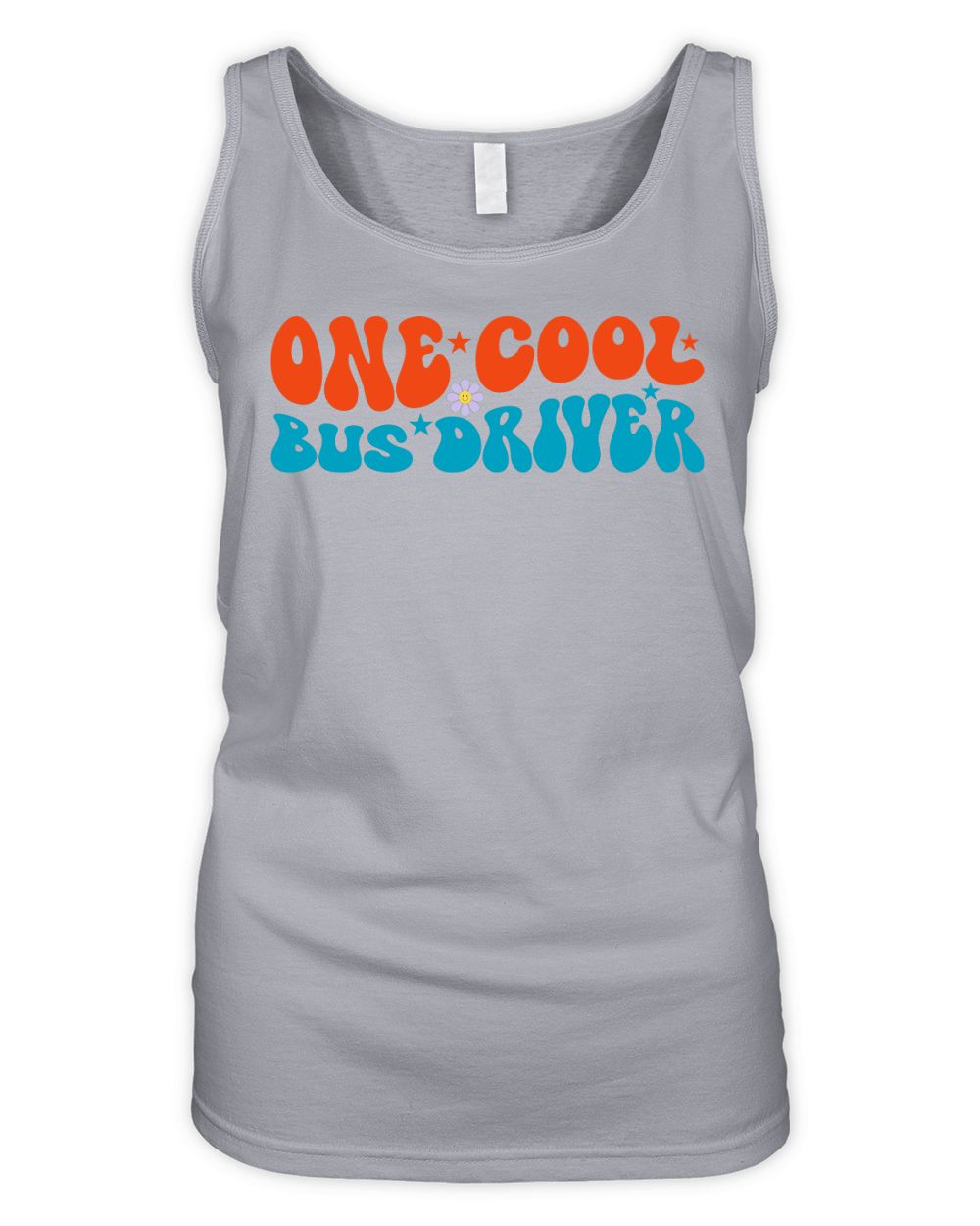 One Cool Bus Driver Organic Women's Tank Top