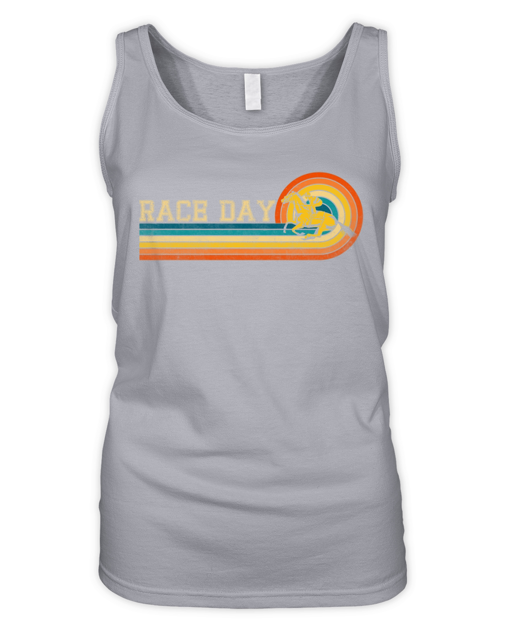 RACE DAY HORSE RACING DESIGN Organic Women's Tank Top