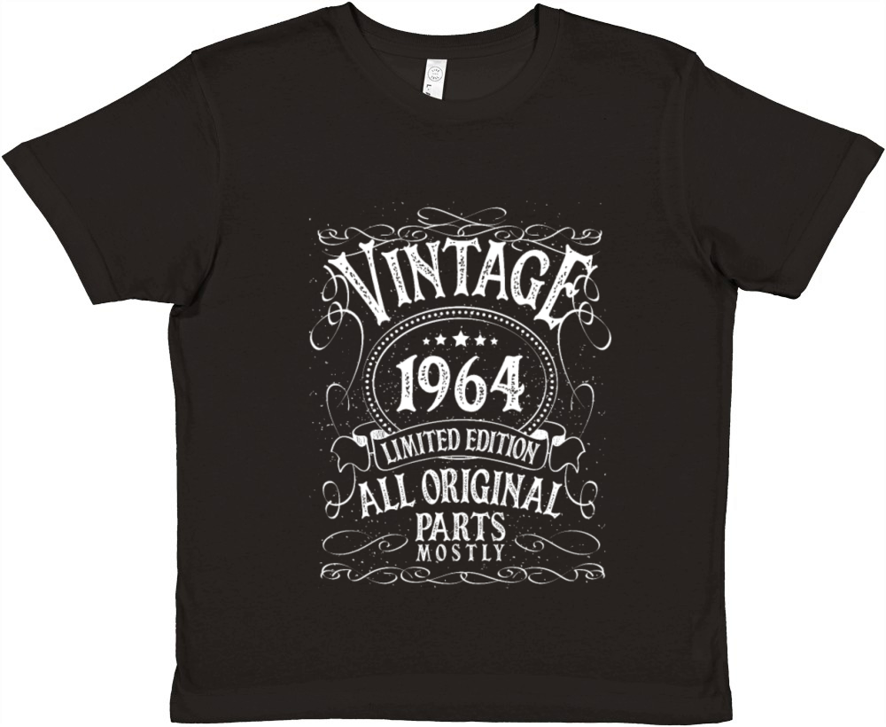 1964 Birthday Vintage Premium Kids Crewneck T-shirt