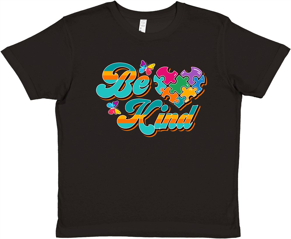 Autism   Be Kind Premium Kids Crewneck T-shirt