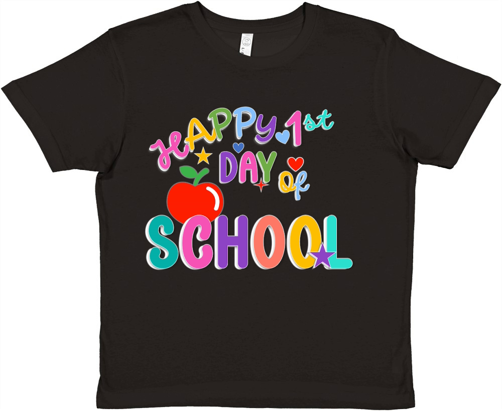 Happy 1st Day of School Premium Kids Crewneck T-shirt